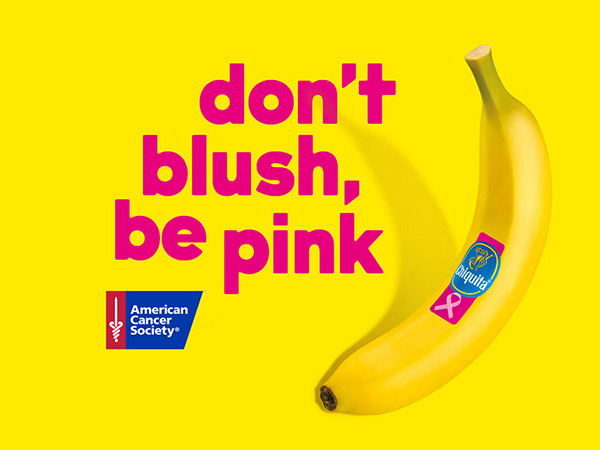 Chiquita raises cancer awareness with Pink Sticker